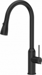 Kitchen faucet Quadron Jessica Q LINE PullOut SteelQ standing black (84818011)
