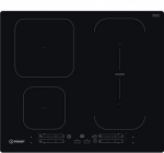 INDESIT | Hob | IB 65B60 NE | Induction | Number of burners/cooking zones 4 | Touch | Timer | Black