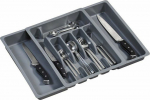 Kesper Cutlery insert for drawer, extendable, Grey