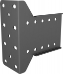 Multibrackets M Pro Series - Single display plate from wall | Wall | Max 50kg | Svart