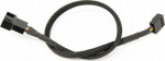 Watercool 4-Pin PWM Verl&auml;ngerung, schwarz - 30cm
