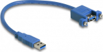 DELOCK Kabel USB 3.0 A Stecker USB 3.0 A Bu for installation 25cm