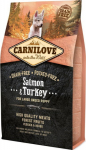 CARNILOVE Puppy Salmon and turkey Large breeds - dry dog food - 4kg