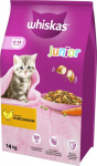 WHISKAS Junior with chicken - dry cat food - 14kg