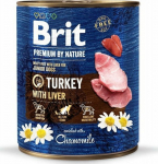 Brit BRIT Premium by Nature Junior Turkey with liver - Wet dog food - 800 g