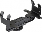 RAM Mounts Universal Printer Clamp for Portable Printers - The RAM Quick Draw&trade; Jr. holder uses a unique patent pending spring loaded mechanism that holds strong, yet provides easy removal for printer storage. At each end of the cradles are side clamp ...