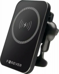 Forever Forever car grille holder MACH-100 magnetic with wireless charging black 15W