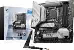 MSI B760M PROJECT ZERO | Processor family Intel | Processor socket LGA1700 | DDR5 | Supported hard disk drive interfaces SATA, M.2 | Number of SATA connectors 4