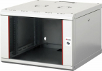 Equip 19" Network cabinet glass door PM 600x600mm 7HE grau
