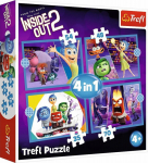 Trefl Puzzle 4w1 Emotions rule W my head does not fit 2