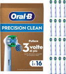 Oral-B Pro Precision Clean Brush heads White, 16 stk