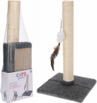 Koopman Cat scratching post with toy 53cm