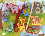 Mega Creative WOODEN MAGNETIC JIGSAW ZOO 23X18X1 MC FOLIA 100