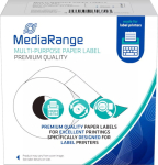 MediaRange Paper labels comp. Dymo 41x89mm 300 Stk. sw/ws