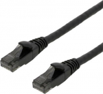 DELTACO | Cat 6 | U/UTP | Low smoke/halogen | High Flex | Svart | 5m