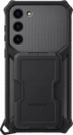 Samsung Case Rugged Gadget Case do Galaxy S23+ Plus armored case ring holder gray stand