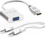 INCA Adapter HDMI->VGA +3.5mm AUX St/Bu FHD@ 60Hz 0.20m ws