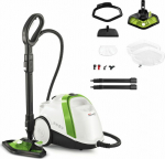 Polti Vaporetto Smart 110 Eco, Cylinder steam cleaner, Schwarz, Gr&uuml;n, Wei&szlig;, Tasten, Drehregler, Edelstahl, 1500 W, AC