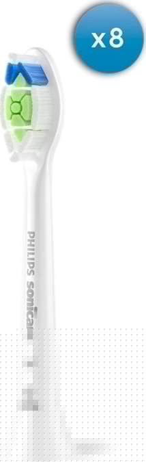 Philips Sonicare Optimal White 8-pack brush heads HX6068/87