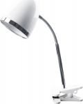 Avide Basic Clipbar table lamp, white 15W