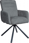 Chair BATUL rotating, dark grey