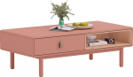 Coffee table IRIS 120x60xH40cm, pink