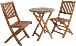 Balcony set GWEN D60cm table and 2 chairs