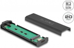 Delock Speichergeh&auml;use - extern, werkzeugfrei - M.2 - M.2 Card (PCIe NVMe & SATA)