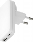 D. Bramante dbramante1928 recharge Pro - power adapter - smal - 30 Watt - 2 output contacts (USB-C, USB) - vit