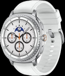 Samsung Galaxy Watch8 Classic - 46 mm - Intelligent clock mit Hybridband - Hybrid eco-leather - band size: S/M/L - Anzeige 3.4 cm (1.34")