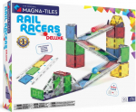 MAGNA-TILES&reg; Rail Racer Deluxe magnetic ball track, 90 can