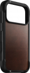 Nomad Rugged Leather Case iPhone 17 Pro Rustic Brown Horween
