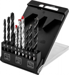 Graphite Drill Metal Drill Bit Set, wood, brick: 5, 6, 8 mm, 9 szt
