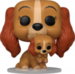 Funko Pop! Disney: Lady & the Tramp (70th Anniversary) - Lady with Puppy #1553 Vinyl Figure