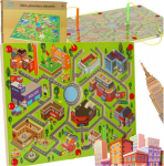 RoGer Wooden Magnetic Maze Game &ldquo;City&rdquo;