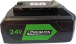 Extra Digital Power Tool Battery GREENWORKS, 24V, 3.0Ah, Li-ion