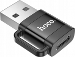 Adapter OTG USB A do USB C Hoco 3A UA31D czarny