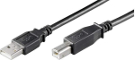 Wentronic goobay USB-kabel 25cm Sort