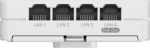 Ruijie Networks Ruijie Reyee RG-RAP62-Wall | Access Point, 5 ports, 1xPoE IN, 5xGE, 1xPoE Out 10W, WiFi 6, 2.4GHz/5GHz, AX3000, 2x5.4dBi, Naścienny, Roaming, Cloud, Mesh