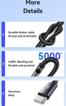 Kabel USAMS U91 18W USB-C do USB-A 1m tarnish