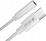 Devia adapter adapter EC608 USB-C - jack 3.5mm white