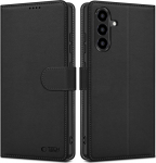Kaitse&uuml;mbris kaanega Wallet, Samsung Galaxy A37 5G, must, Tech-Protect