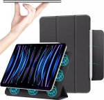Pouch tablet 4kom.pl Case Magnetic do Apple iPad 10 10.9 10 GEN 2022 iPad 11 A16 11 GEN 2025, czarne
