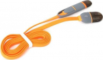 Platinet kaabel USB - microUSB/Lightning 1m, oranž (42873)