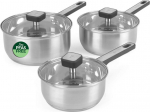 Salter BW14627 Expert 3 Piece (16/18/20cm) Pan Set