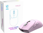 MOUSE USB OPTICAL WRL GAMING/FORGE GM340 WRL VIOLET MSI