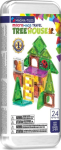 MAGNA-TILES microMAGS Treehouse magnetic travel set, 24 can