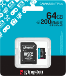 KIN Canvas Go! Plus MicroSDXC 64 GB Class 10 SDCG4/64GB(bojāts iepakojums)