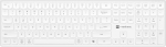 Natec Genesis Keyboard Tang US Wireless BT + 2.4GHz Silent Slim white