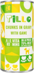 TILLO Chunks in gravy Game - wet dog food - 1250g